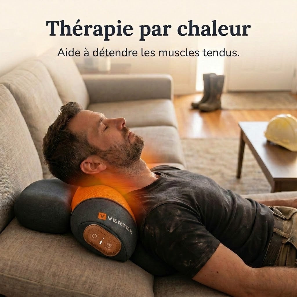 Mise en situation de la fonction chaleur. La lueur orange est illustrative.